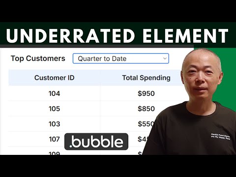 Build a Dynamic Table with Dropdown Filter - Bubble.io Tutorial