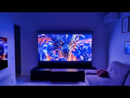 The Ultimate NothingProjector Hidden Home Theater Setup!