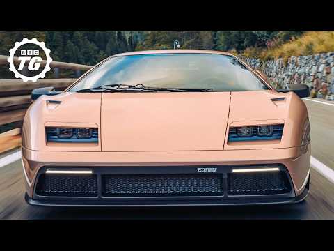 We Drive A Modernised Lamborghini Diablo! | Top Gear | BBC Studios