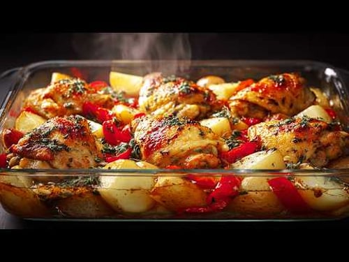 So lecker, dass ich es für jede Party koche. Ein unglaubliches Hühnchen-Kartoffel-Gericht!