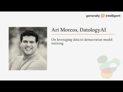 Ari Morcos: Leveraging data to democratize model training