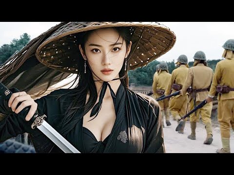 Girl's combat power explodes, her Tai Chi sword technique sweeps through the entire Japanese army!