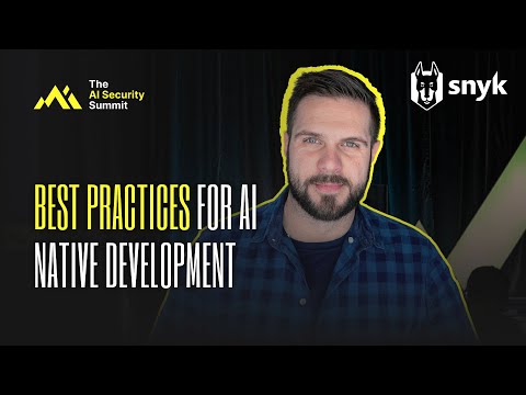 AI Security Summit | Best Practices For AI Native Development | Ranko Cupovic, Snyk
