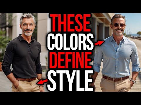 8 BEST Color COMBINATIONS for Men's 40+ CASUAL Clothes!