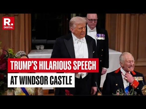 President Trump's Historic Speech with King Charles at Windsor Castle