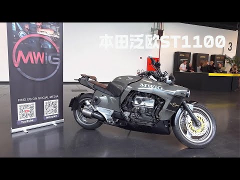 男人在废车场淘了一台1994年的本田泛欧ST1100,看男人如何将其修复