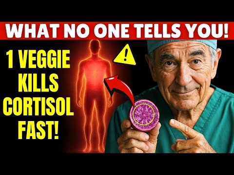 Over 70? THESE 5 Bedtime Vegetables CRUSH Night Cortisol & Help You Sleep All Night | Senior Health