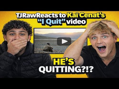 HE’S QUITTING?!? | TJRawReacts to Kai Cenat’s “I Quit” video