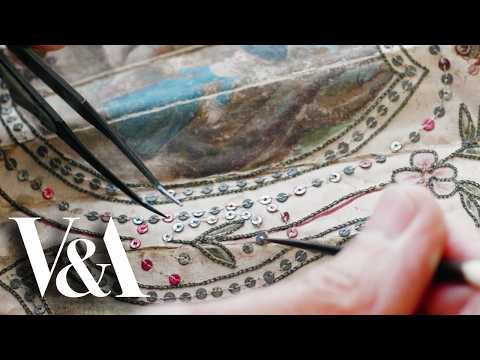 Conserving a Delicate 18th-Century Fan | Museum Conservation Behind the Scenes