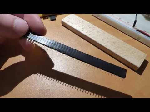 How to cut (break) 2.54mm female pin headers to custom size