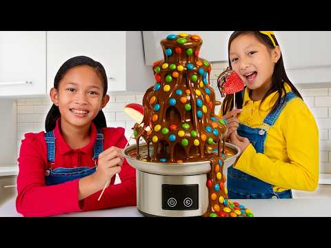 Andrea Eva & Bobby Breaks the Chocolate Fountain! 🍫 Kids Learn the Truth