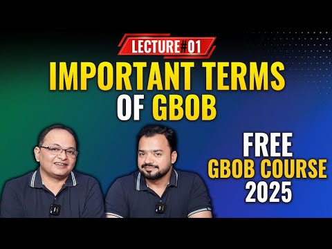 Important terms P1 | Free GBOB Course Lecture 1| Guest Posting Full Course by Shahzad Ahmad Mirza