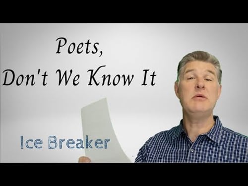 Icebreaker Game: Poets Don't We Know It