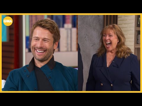 Glen Powell had his parents on set for 'GMA,' and they're hilarious