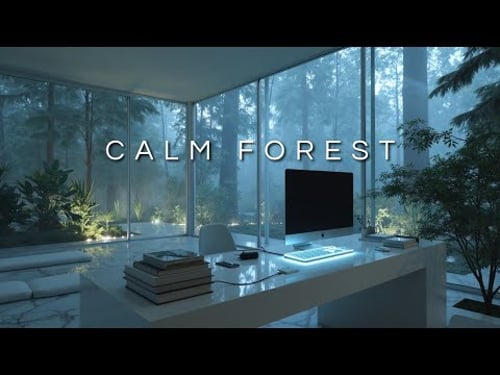 Ambient Focus Music | Deep Work & Study Beats | Calm Forest Background for Intense Concentration