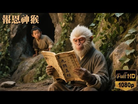 🐒 He saves an old monkey—gets a secret manual and defeats all masters with one strike! ⚔️🔥