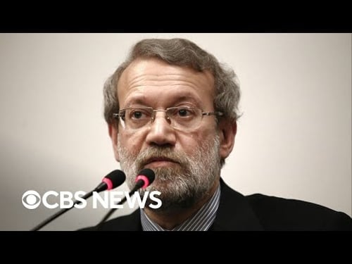 What killing of top Iranian leader Ali Larijani could mean for war