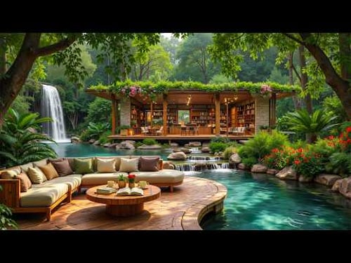 Quiet Forest Coffee Jazz 🌿 Smooth Outdoor Instrumentals & Nature Sounds for Deep Focus