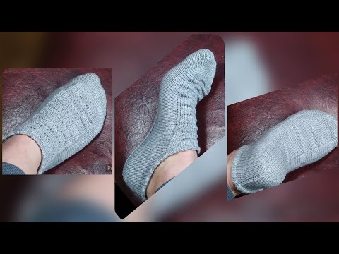 Тапочки - следочки на любой вязальной машине