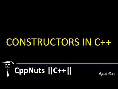 Constructors In C++