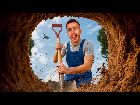 WE PLAYED A GAME ABOUT DIGGING A HOLE!
