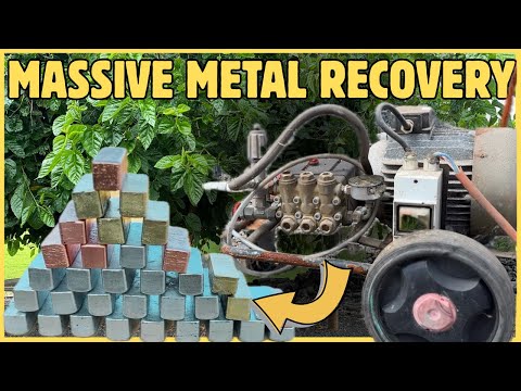 Massive Metal Recovery - Bronze Copper Aluminium Zinc - Free Metal - Scrapping At Its Finest
