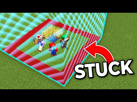 Minecraft, But You CAN'T LEAVE This Square!