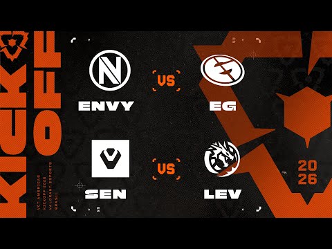 ENVY x EG | SEN x LEV | VCT Americas Kickoff | Semana 4 - Dia 1