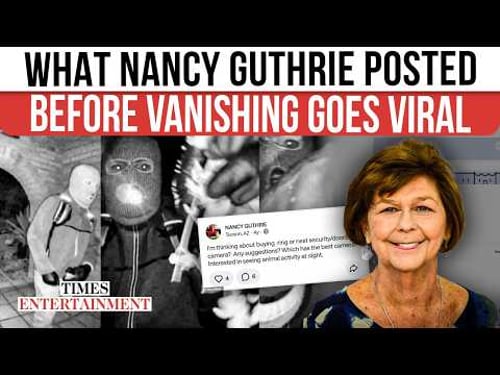 Nancy Guthrie's EERIE Social Media Post Surfaces: Did She SENSE Danger? | WATCH