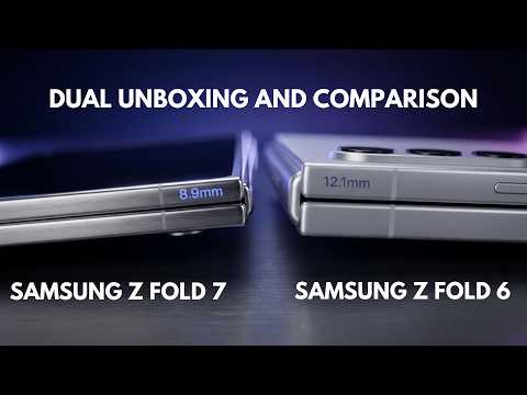 Samsung Galaxy Z Fold 7 vs Z Fold 6 - (Unboxing & Specs Review of Differences and similarities)