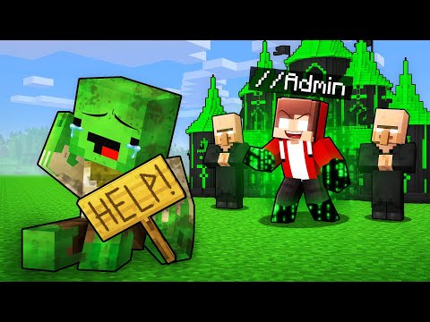 JJ Used Admin Commands and Kicked Mikey Out in Minecraft (Maizen)