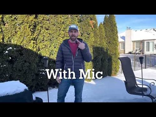 let's see how the #nptcl #lapel mic works for you outdoor