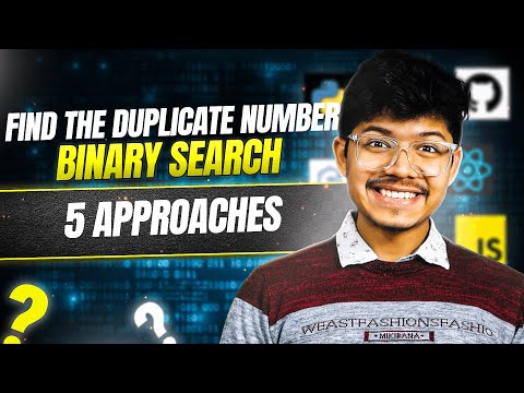 287. Find the Duplicate Number | Day 013 | 5 Ways | Binary Search | Bit Manipulation | Slow & Fast