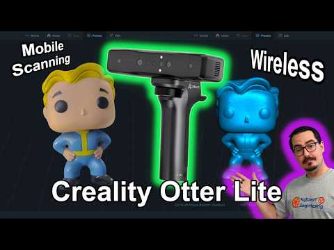 Creality Otter Lite 3D Scanner In-Depth Review – Scans Big, Costs Less, No Wires