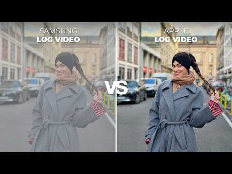 Samsung LOG vs Apple ProRes LOG! Galaxy S25 Ultra vs iPhone 16 Pro Max