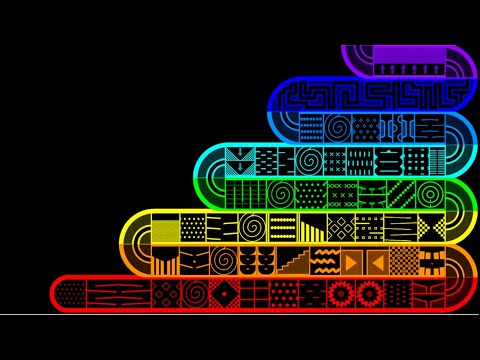 Climb The Rainbow Layers! - Obstacle Marble Race In Algodoo