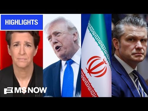 30 DAYS OF WAR: Watch MS NOW's coverage of the Iran conflict from the start