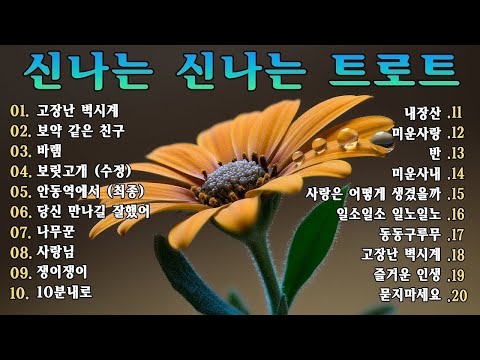 트로트 모음 100곡 광고없는💖 신나는 트로트 메들리 1시간💃 💖 누구나 좋아하는 최고의 인기트로트 20곡 히트곡 메들리 | KPOP (TROT) | PLAYLIST🎢