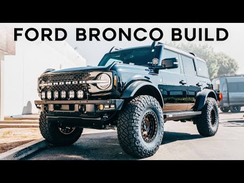 Ultimate Ford Bronco Wildtrack Build: Clearing 37's on a Bronco