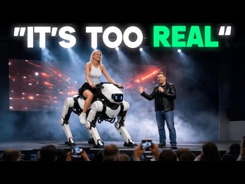 China Just Launched FOUR LEGGED AI Robot That's Ride Able | AI News