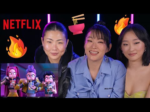 KPop Demon Hunters Cast Takes on the SPICY Ramen Challenge | Netflix