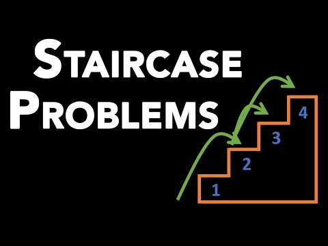 Staircase Problem + 3 Variants - Different Ways to Reach the N'th Stair With M Different Steps