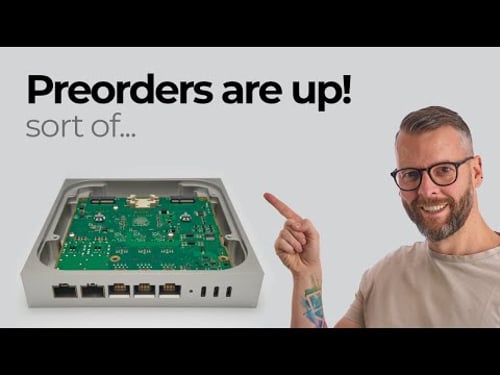 We're building a high-end router. Here's the update for January 2025.