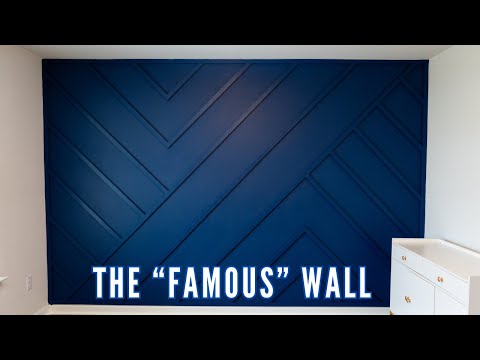 Modern ACCENT WALL idea / Geometric wall