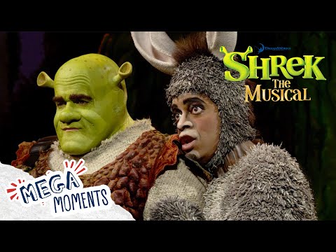 Shrek and Donkey's Adventure! | Shrek The Musical | Extended Preview | Movie Moments | Mega Moments