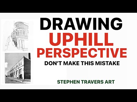 Drawing Uphill Perspective - Don't Make This Mistake