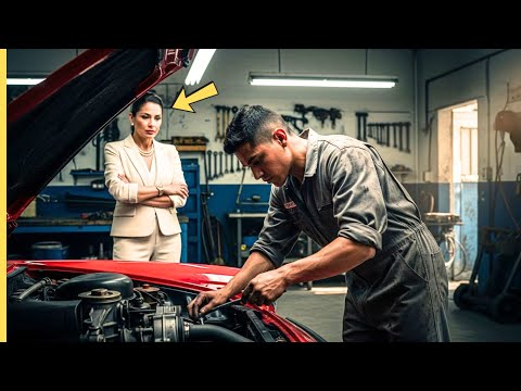 NADIE QUISO TOCAR EL MOTOR ROTO DE LA MILLONARIA… EXCEPTO UN JOVEN MECÁNICO.