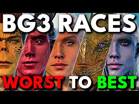 Every Baldur's Gate 3 Race RANKED Worst to Best