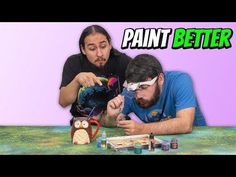 Teaching an Amateur How to Paint Perfectly!