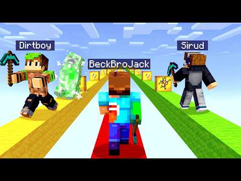 Ultimate Lucky Block Race in Minecraft